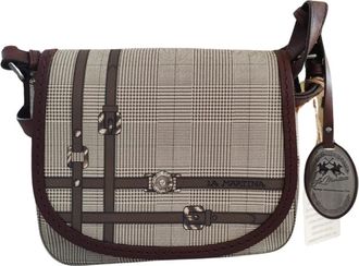 La Martina Schoudertas Bruin Vrouwen Eco-Leer - Dames - Schoudertassen - Bruin - ONE Size - Leer - Tassen