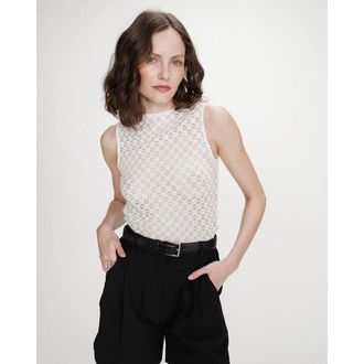 Grace & Mila Mouwloos kanten T-shirt VINTIE