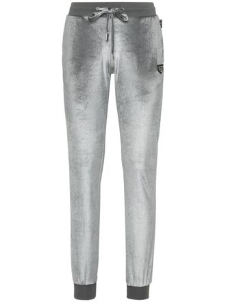 Philipp Plein Strass Skull trousers - Grey