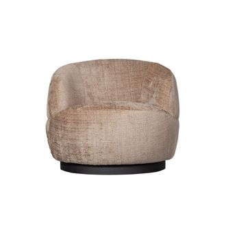 Woood Sill&oacute;n giratorio de chenilla en color arena