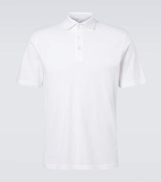 Fedeli Zero cotton jersey polo shirt