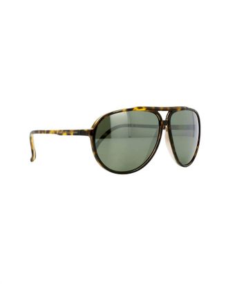 Remo Tulliani Mens Smooth Aviator Sunglases In Dark Sky/peach/amber Lens