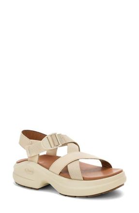 Chaco Cushform Sport Sandal in Khaki at Nordstrom, Size 10