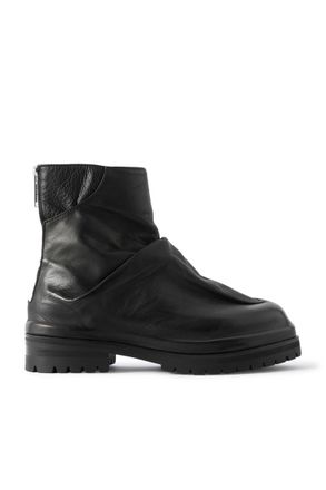 424 Marathon Ruched Leather Boots