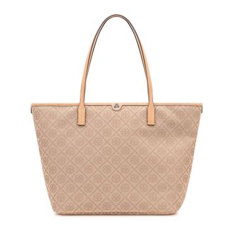 Tory Burch Dames, Tassen, Bruin, Maat: ONE Size Katoen