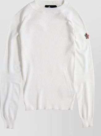Moncler ribbed slim-fit crew-neck jumper