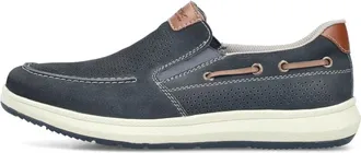 Rieker 16968-14 Instapschoen - Heren - Bootschoenen - Blauw - 45 EU - Leer - Schoenen