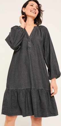 Fat Face FatFace Washed Black Evi Dress