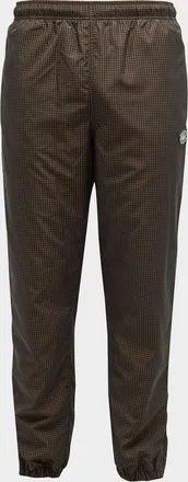 Lacoste Men & apos;s Water-Repellent Check Track Pants
