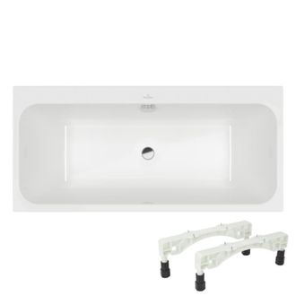 Villeroy & Boch Ba&ntilde;era Villeroy & Boch Architectura De 170 X 70 Cm, Con Instalaci&oacute;n A La Derecha, Patas Y Desag&uuml;e Cromado Wirquin