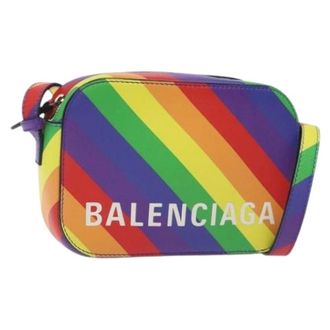 Balenciaga Pre-owned Cross Body Bags, female, Multicolor, Size: ONE SIZE Pre-owned Leather Crossbody Bag