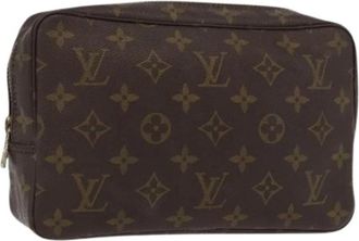Louis Vuitton Pre-owned Canvas Clutch - Dames - Vintage Clutch - Bruin - ONE Size - Vintage