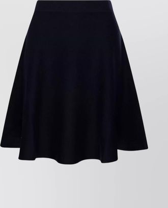 Max Mara wool knit a-line midi skirt