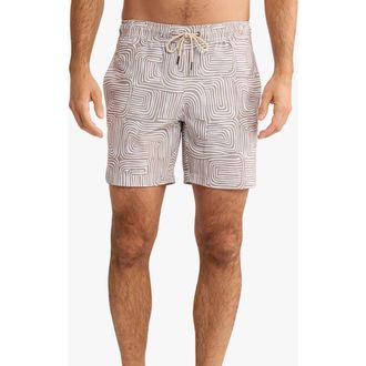 Fair Harbor The Bayberry Swim Trunks in Wavy Sands at Nordstrom, Size Xx-Large