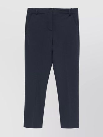 Pinko cropped straight-leg trousers
