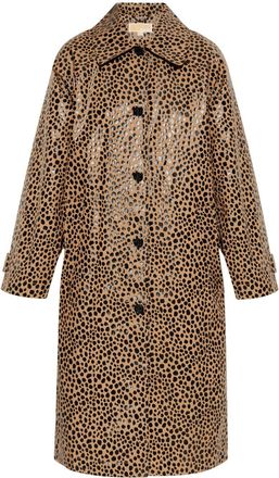 Michael Michael Kors Cappotto con stampa - Marrone