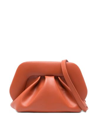Themoir&egrave; Tia ruched clutch bag - Orange