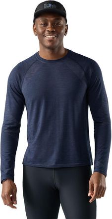 Smartwool Mens Intraknit Seamless Long-Sleeve Blue XXL