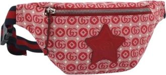 Gucci Borsa a vita vintage Pre-owned in tela - - Pre-owned - Donna - Rosso - ONE SIZE