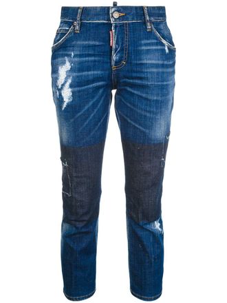 Dsquared2 Slouch Cropped jeans - Blu