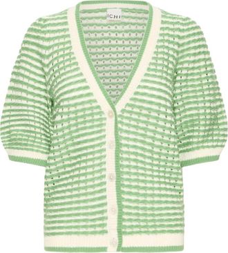 Ichi Cardigans - Dames - Vesten - Veelkleurig - XL - Truien & Vesten