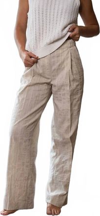 Roseanna Oscar Pleated Pants In Beige