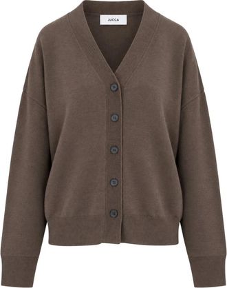 Jucca Cardigans - Dames - Vesten - Bruin - L - Truien & Vesten