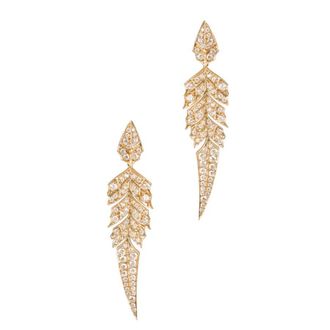 Stephen Webster 18K Rose Gold Diamond Magnipheasant Earrings