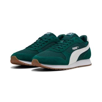 Puma Sneaker PUMA ST MILER, Damen, Gr. 44,5, gr&uuml;n (schwarz myrtle, puma wei&szlig;, gum), Textil, Schuhe Sneaker