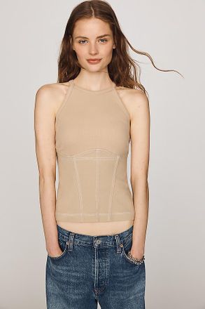 Pilcro High-Neck Tank Top