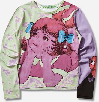 Chopova Lowena Women s Daydream Fitted Jersey Top Multicolor