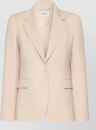 Max Mara virgin wool single-breasted blazer