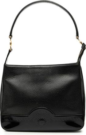 Versace Pre-owned Shoulder Bags, female, Black, Size: ONE SIZE Pre-owned Structured Shoulder Bag