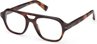 Ermenegildo Zegna Eyeglasses - Heren - Brillen - Bruin - 52 MM - Accessoires