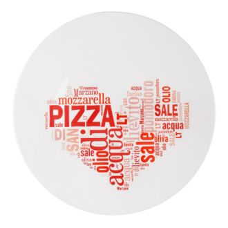 Bormioli Rocco Piatto I love Pizza per pizza, 33 cm