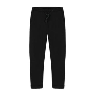 Colmar Sweatpants, male, Black, XL, Black Stretch Trousers Modern Fit