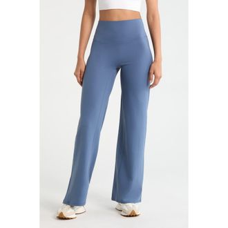 Zella Zen Straight Leg Yoga Pants in Blue Vintage at Nordstrom, Size Xx-Large