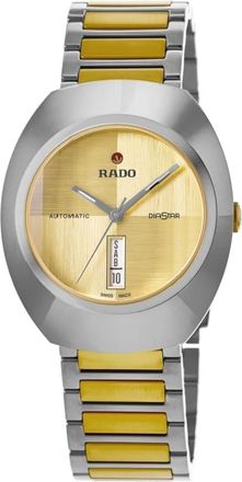 Rado DiaStar Original Automatic Yellow Dial Two-Tone Stainless Steel Mens Watch R12160253