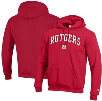 Champion Mens Champion Scarlet Rutgers Scarlet Knights Arched Logo Fleece Pullover Hoodie at Nordstrom, Size X-Large