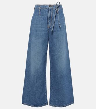 Etro High-rise wide-leg jeans