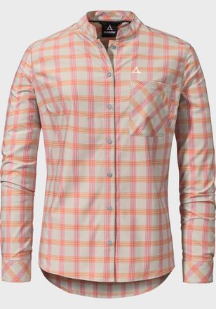 Sch&ouml;ffel Outdoorbluse SCH&Ouml;FFEL Blouse Pianosa L, Damen, Gr. 36, grau (9180, grau), Oberstoff : 92% Nylon 8% Elasthan, bequem, V-Ausschnitt, Blusen Outdoorbluse