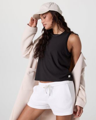 Vuori Clothing Energy Top | Black | XS, Size Extra Small