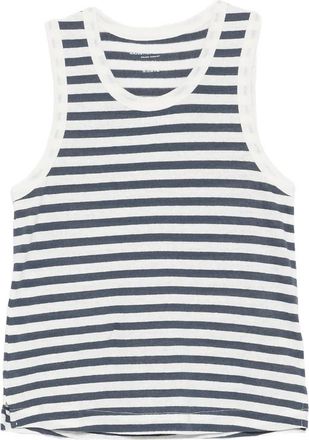 Majestic Filatures Striped Sleeveless Tank Top