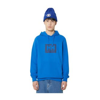 Helly Hansen Cotton Sweatshirt - Heren - Sport - Blauw - Maat: XS Katoen
