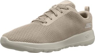 Skechers Womens Go Walk Joy Upturn Sneaker, Taupe, 8 Wide