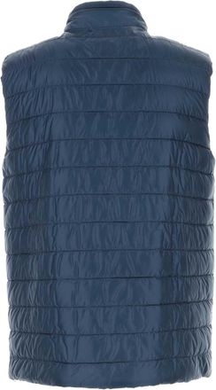 Herno Mens Reversibile Vest Navy Nylon Vests