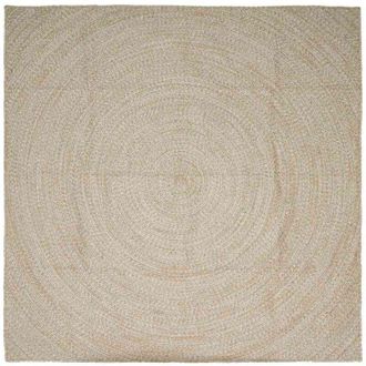 vidaXL Alfombras De &Aacute;rea Cuadrado Natural Y 200 X 200 Cm Yute Vidaxl