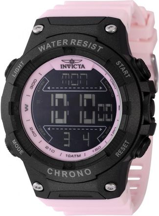 Invicta Racing Alarm Chronograph GMT Quartz Digital Black Dial Mens Watch 48051
