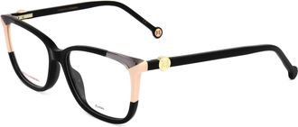 Carolina Herrera Womens 54mm Black Nude Opticals