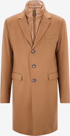 Herno Kaschmirmantel mit Daunen-Latz